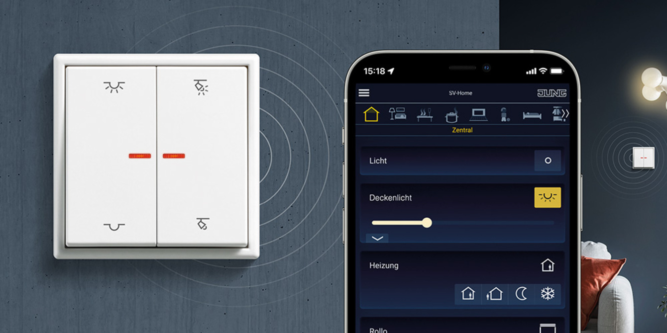KNX RF Taster bei SK Elektrotechnik in Schwäbisch Gmünd